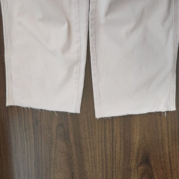Anthropologie The Wanderer Pants Size 26 Straight Cut-off Leg Utility Pink - Picture 5 of 14